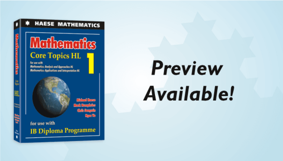 Preview our draft hl core topics book haese mathematics